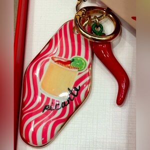 NIB Piper K Vibrant picante chili pepper Key Holder bag charm